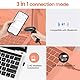 Tera Barcode Scanner Wireless Bluetooth: 2D 1D 3 in 1 Wireless Barcodescanner 2.4 GHz USB Kabelgebunden Strichcode Scanner mit 2000mAh Akku 2M Kabel Super Stabiler Ständer HW0002