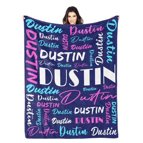 Personalized Blankets for Kids with Names Customized Blankets with Name for Adult Custom Blanket Gift for Birthday Christmas Valentines Day Gift
