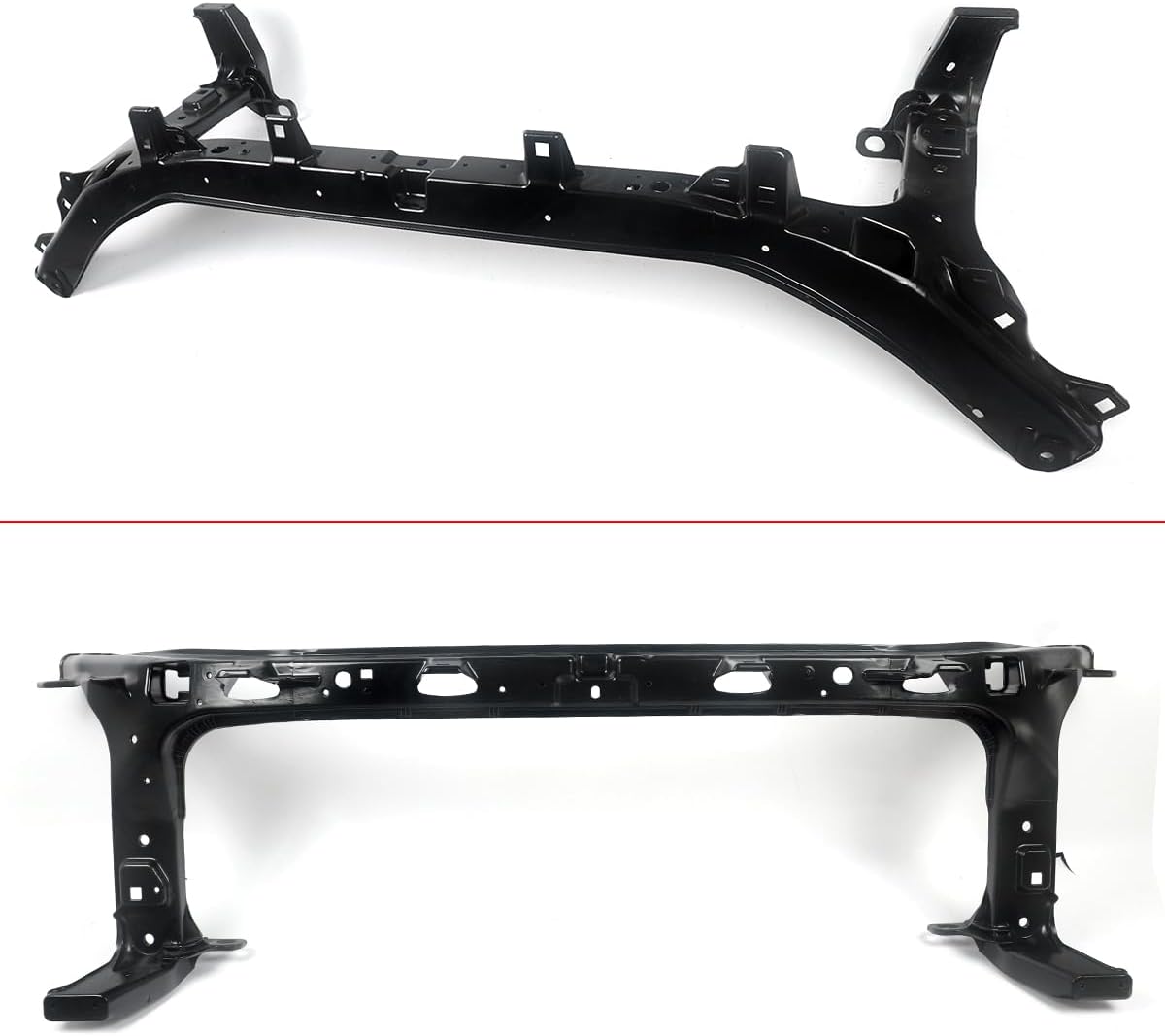Aluminum Alloy Radiator Core Support Compatible with 2015-2022 Ford F150 Replace for FL3Z16138A ML3Z16138A Front Radiator Support Assembly Panel Upper