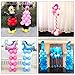 OurWarm Balloon Column Kit Set of 2, 63 inch Balloon Column Stand with Base and Pole, Adjustable Balloon Arch Tower Pillar Kit for Wedding Birthday Party Baby Shower Graduation Decorations