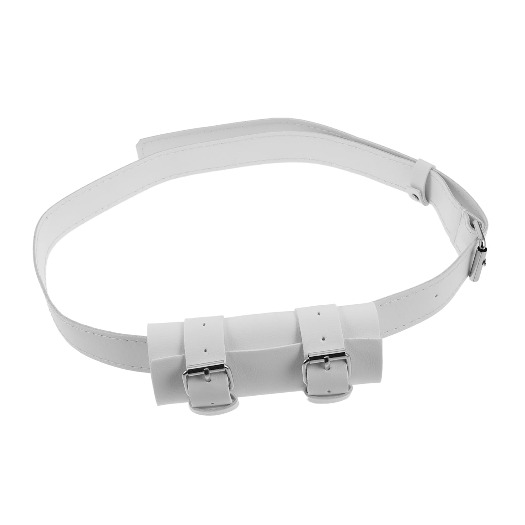 MUCKLILY Sword Belt Lanyard Sword Holder Sword Sheath Sword Case Sword Back Back Sword Sword Holder Belt Medieval Sword Belt Sword Storage Bag White Leather