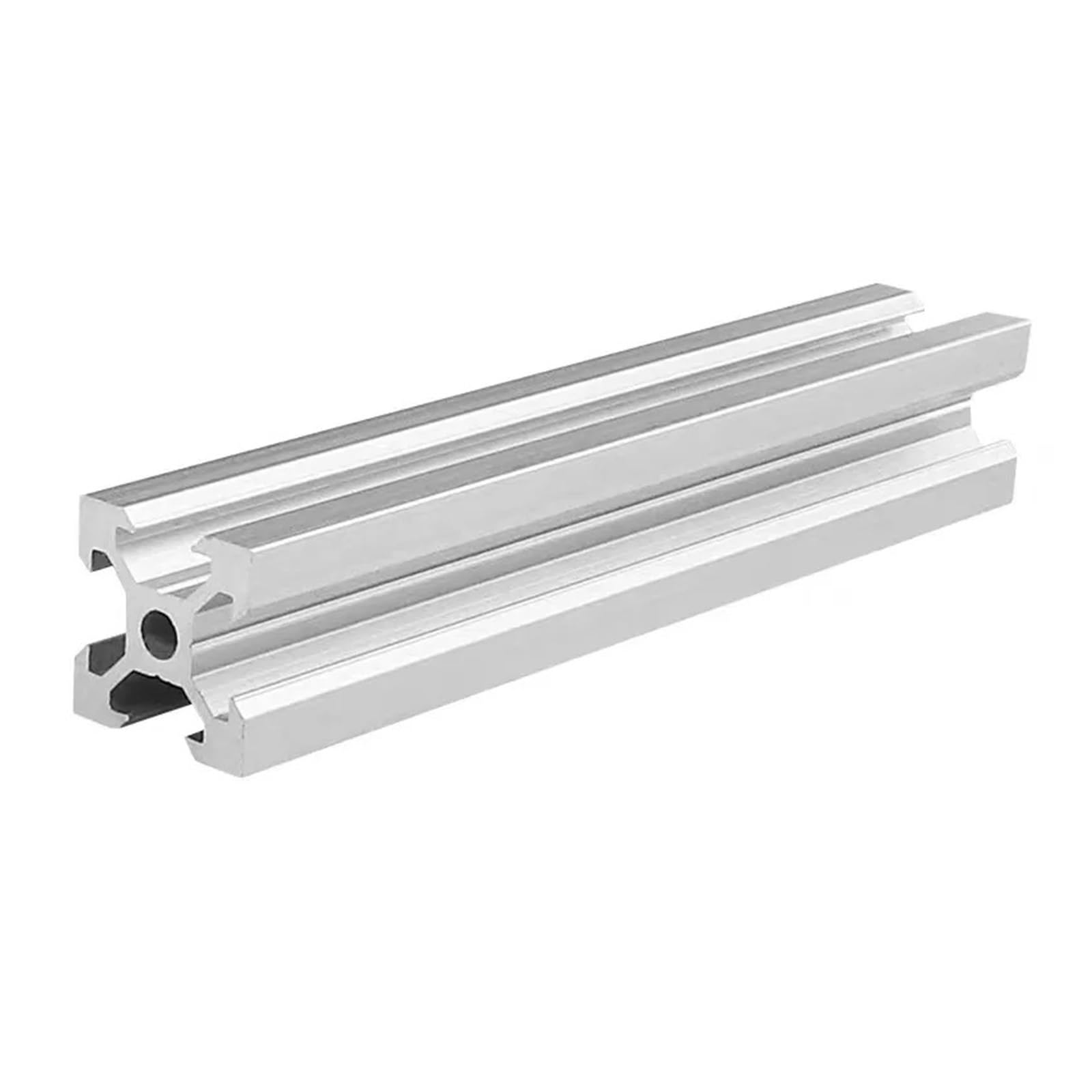Extrusión de perfil aluminio plateado estándar europeo, ranura 2020 V, carril lineal for impresora 3D CNC, bricolaje, 1/4 Uds(550mm,4Pcs 2020 V-Slot)