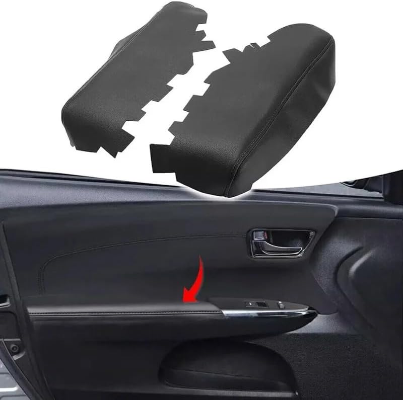 Microfiber Leather Car Center Console Lid Armrest & Door Panel Cover Trim Replacement Parts Fit For Toyota for Avalon