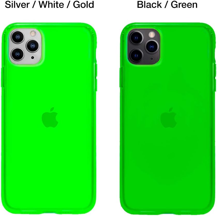 VELVET CAVIAR Clear Case for iPhone 12 Pro Max [8ft Drop Tested] (Neon Green)