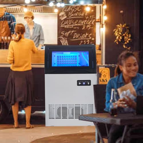 Máquina Comercial de Hielo Takywep 100LBS/24H Acero miniatura 2