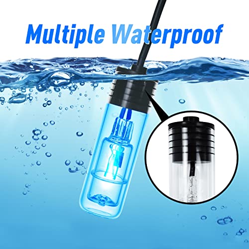 Tararium Aquarium Lamp 3W Mini Fish Tank Clean Green Light Submersible Use In Filter Area For 5-55 Gallon Fish Tank Pond Cloudy Water Clean And Clear #TOP2