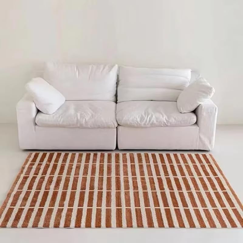 Tapis antidérapant style français pour sécuriser et décorer le salon