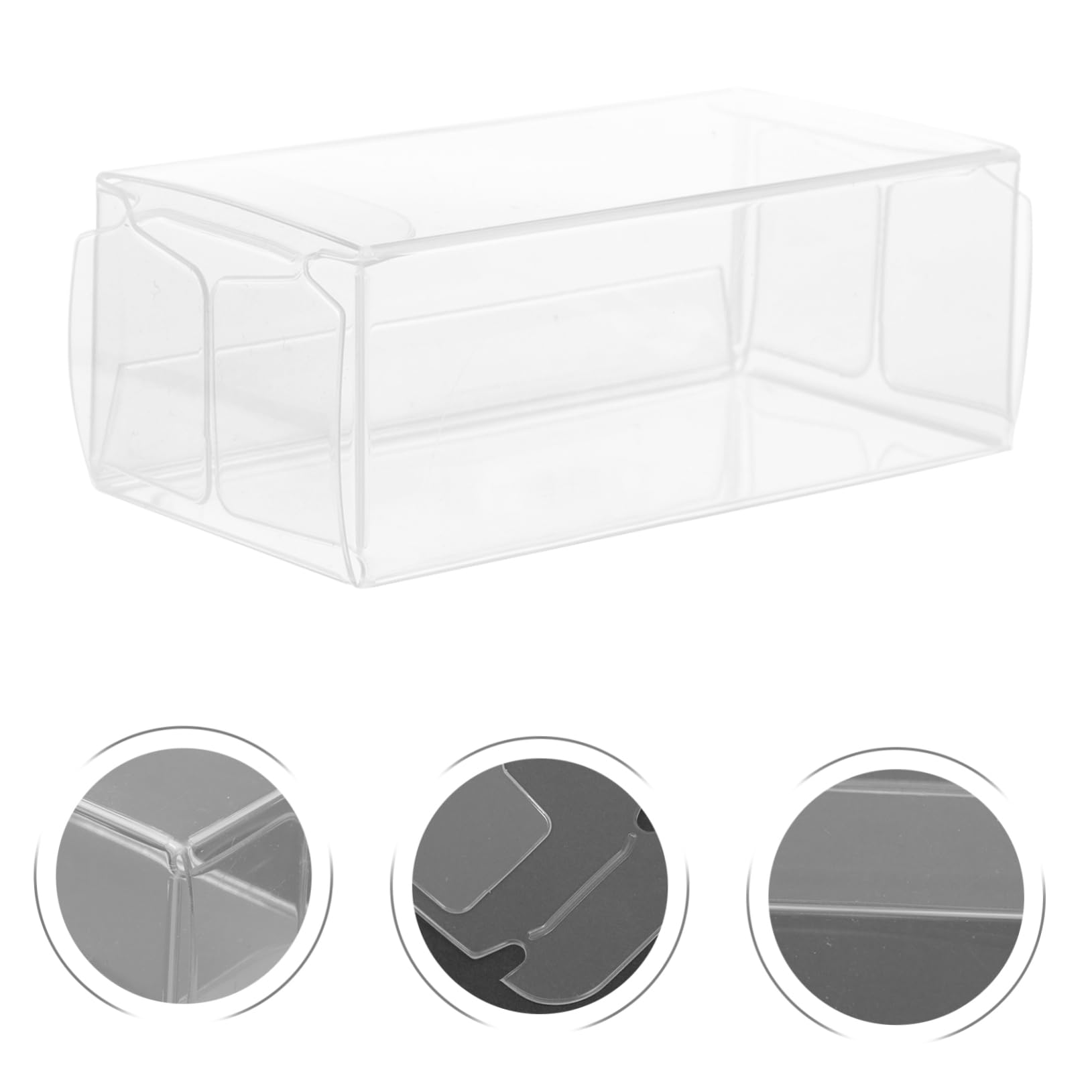 JOINPAYA PVC Mini Toy Car Storage Boxes 120pcs Display Boxes for Toy Wrapping Protection