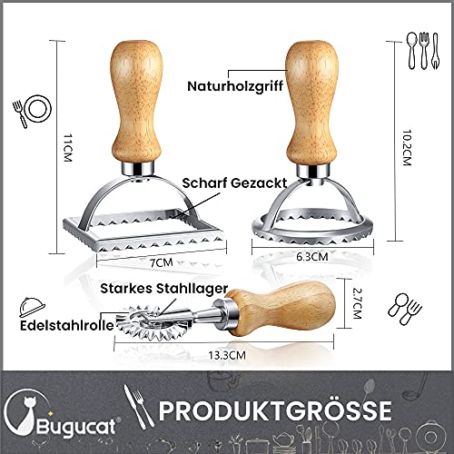 Bugucat Timbri per Ravioli,Stampo Ravioli in