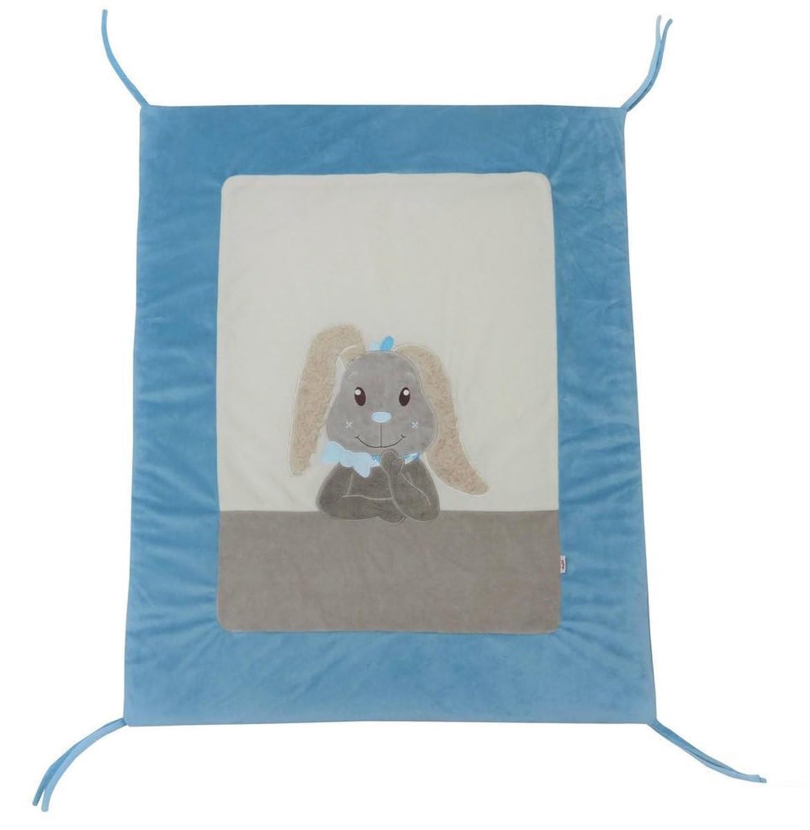 Stefano Fashion - Lapin - Tapis de Parc - 95x75 cm - Bleu