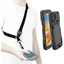 Mobilis Bundle Rugged Case for Zebra TC22 TC27 Mobile Computers + Universal Breakaway Shoulder Strap - Safety Release System