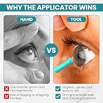 Soft Contact Lens Green Inserter Remover | for Certain Soft Contact Lenses Suction Holder |3pcs | by Sports World Vision - Image 4