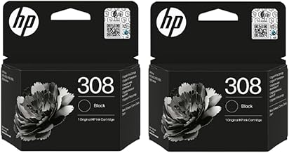 HP 308 Original-Tintenpatronen (7FP21UE), Schwarz, 2 Pieces
