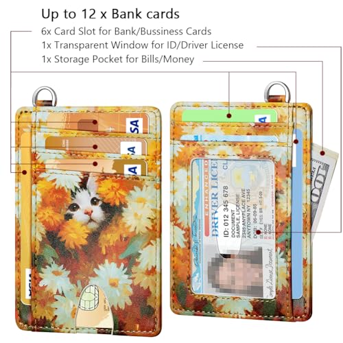 Image of FurArt Slim Minimalist Wallet, Front Pocket Wallets, RFID Blocking, Credit Card Holder for Men