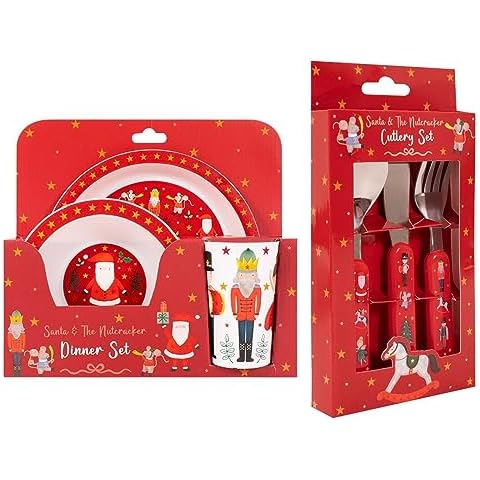 YöL Christmas Kids Cutlery and Dinner Set Cover