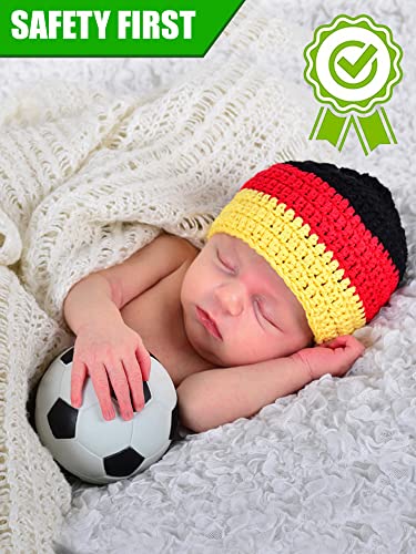 Full Set 6 Sports Balls With 1 Pump 5" Soccer, 5" Basketball, 5" Volleyball, 5" Playground, 5" Knobby Ball, And 6.5" Football - Best Toy Gifts For Kids (Pack Of 6) #TOP2