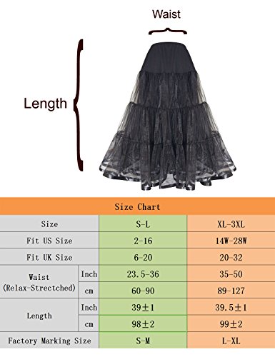 Shimaly SHIMALY019I2 ® Women'S Floor Length Wedding Petticoat Long Underskirt thumb #5