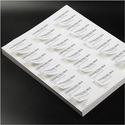 Image of 30 UP Labels 1 inch x2-5 /8 Mailing Shipping Address FBA Label for Laser /Inkjet Printers, White Blank Sticker Name Tags, Printable Address Label (4000 Sheets, 120,000 Labels)