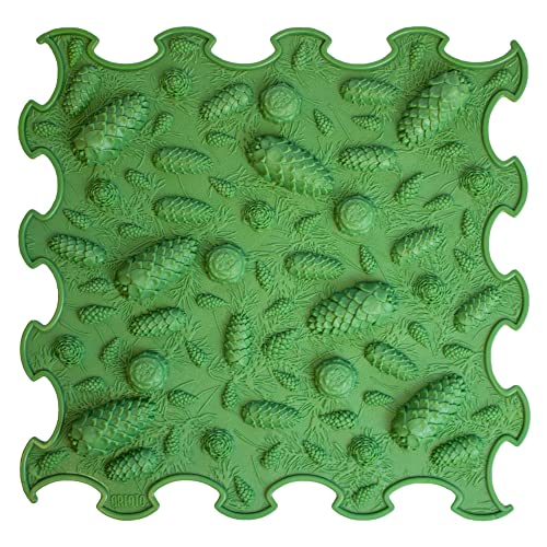ORTOTO 12 Massage-Puzzle-Bodenmatten, orthopädische Spielmatte für Kinder, sensorisches Spiel, ineinandergreifende Bodenfliesen, Puzzlematten-Set (All-IN-ONE)
