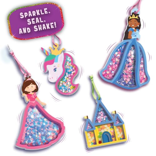 Image of Skillmatics Art & Craft Activity - Shake-its, Unicorns & Princesses, DIY Craft Kit with Keychains, Fun & Creative Travel Toys, Party Favours & Birthday Gifts for Girls & Boys Ages 4, 5, 6, 7, 8, 9