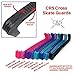 CRS Cross Ice Skate Guards, Soakers and Towel Gift Set. Essential Ice Skating Hard Guard and Soft Skate Blade Cover Accessories for Figure Skating or Hockey (Passion Purple, Large)