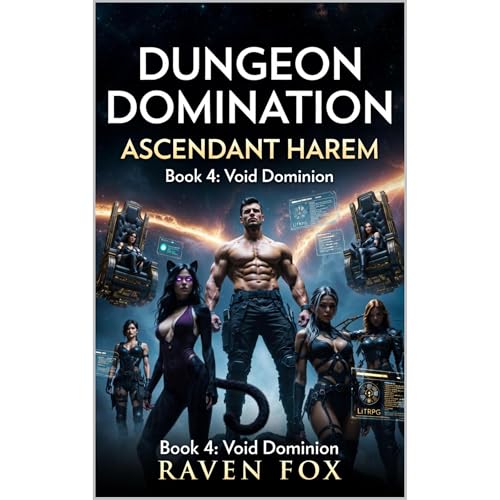 Dungeon Domination: book 4: Void Dominion Ascendant Harem Series Audiobook By Raven Fox cover art