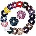 HINGWAH 20 Pcs Hair Scrunchies, Premium Velvet Elastic Hair Bands Scrunchie Hair Ties,Soft Ponytail Holder Scrunchy Hair Accessories for Women Girls-18 Colors in Regular Size/2 Color in Large Size