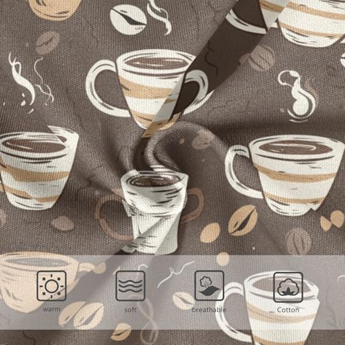 Wusikd Coffee Cups Girls' Underwear Cotton Girls Briefs Soft Toddler Underwear 2T3