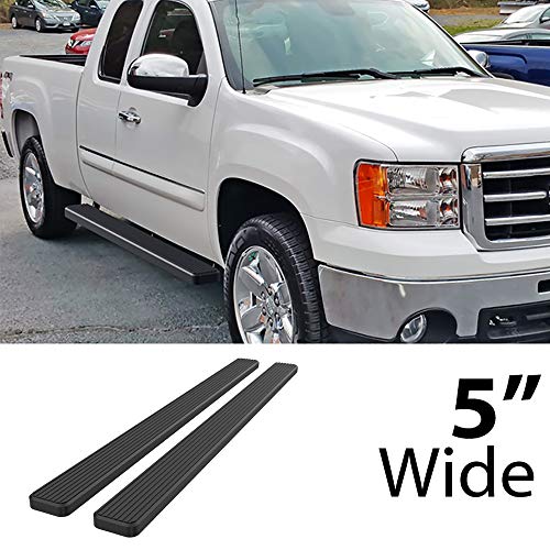 Estribos running board 5in negro HD Ridez para Chevy Silverado GMC miniatura 2