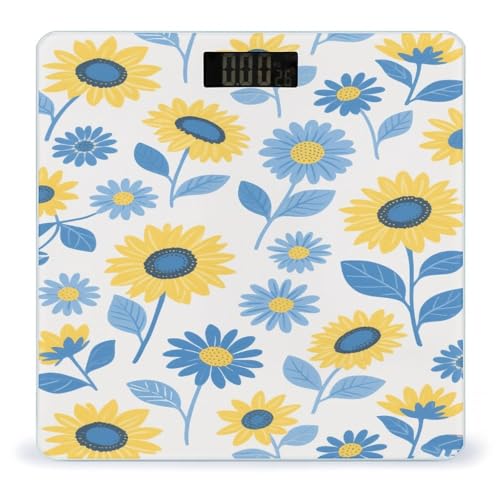 Báscula digital de baño Sunflower & Blue Daisy miniatura 1
