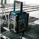 Makita MR003GZ Akku-Baustellenradio Auxiliary Schwarz, Türkis