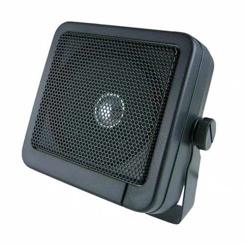 Anteenna TW-06-L TYPE CB EXTENAL SPEAKER for Mobile Transceiver (Ham Radio/CB Radio) with Swivel Bracket 5W 1.8M Cable with 3.5mm Mono L Type Plug