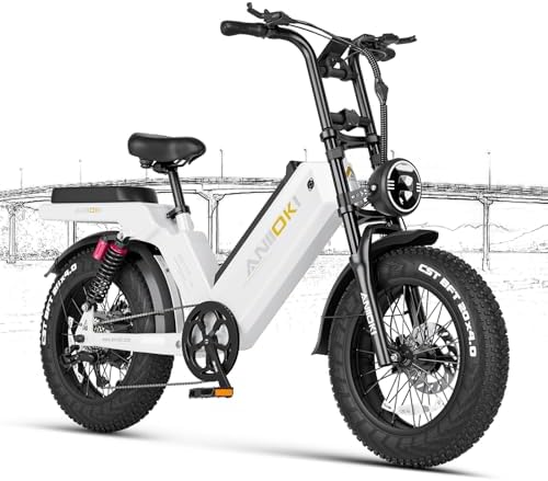 ANIIOKI eBike,AQ177 PRO MAX Electric Bike,52V 60Ah Electric Commuting Bike,200Miles Long Range, Peak 1200W Power Ebike, Electric Bicycle for Adults
