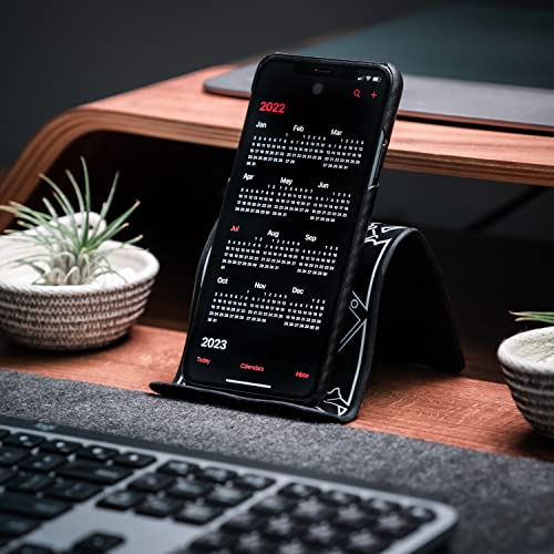 Airplane Travel Essentials For Flying Flex Flap Cell Phone Holder & Flexible Tablet Stand For Desk, Bed, Treadmill, Home & In-Flight Airplane Travel Accessories - Travel Must Haves Cool Gadgets (Pro) #TOP3