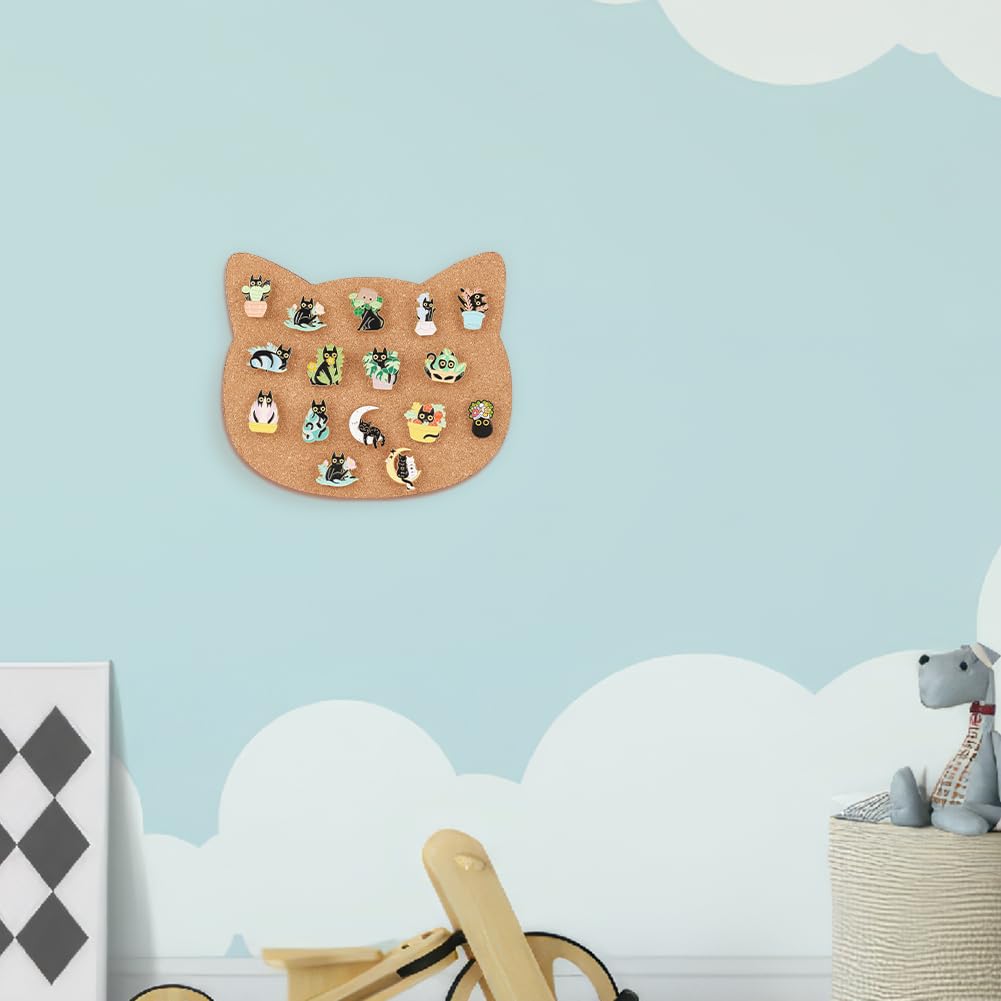BENECREAT Tableau Liège Guitare 40x16,7 Cm – Panneau Affichage Mural & Bureau Avec Épingles – Idéal Broches, Photos, Notes & Décoration Chambre/École
