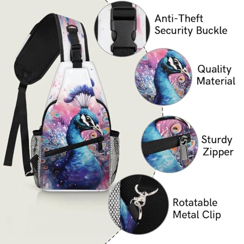 Sling Bag para Mujeres y Hombres Crossbody Unisex miniatura 3