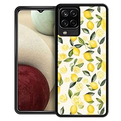 Watercolor Lemons Leaves Pattern