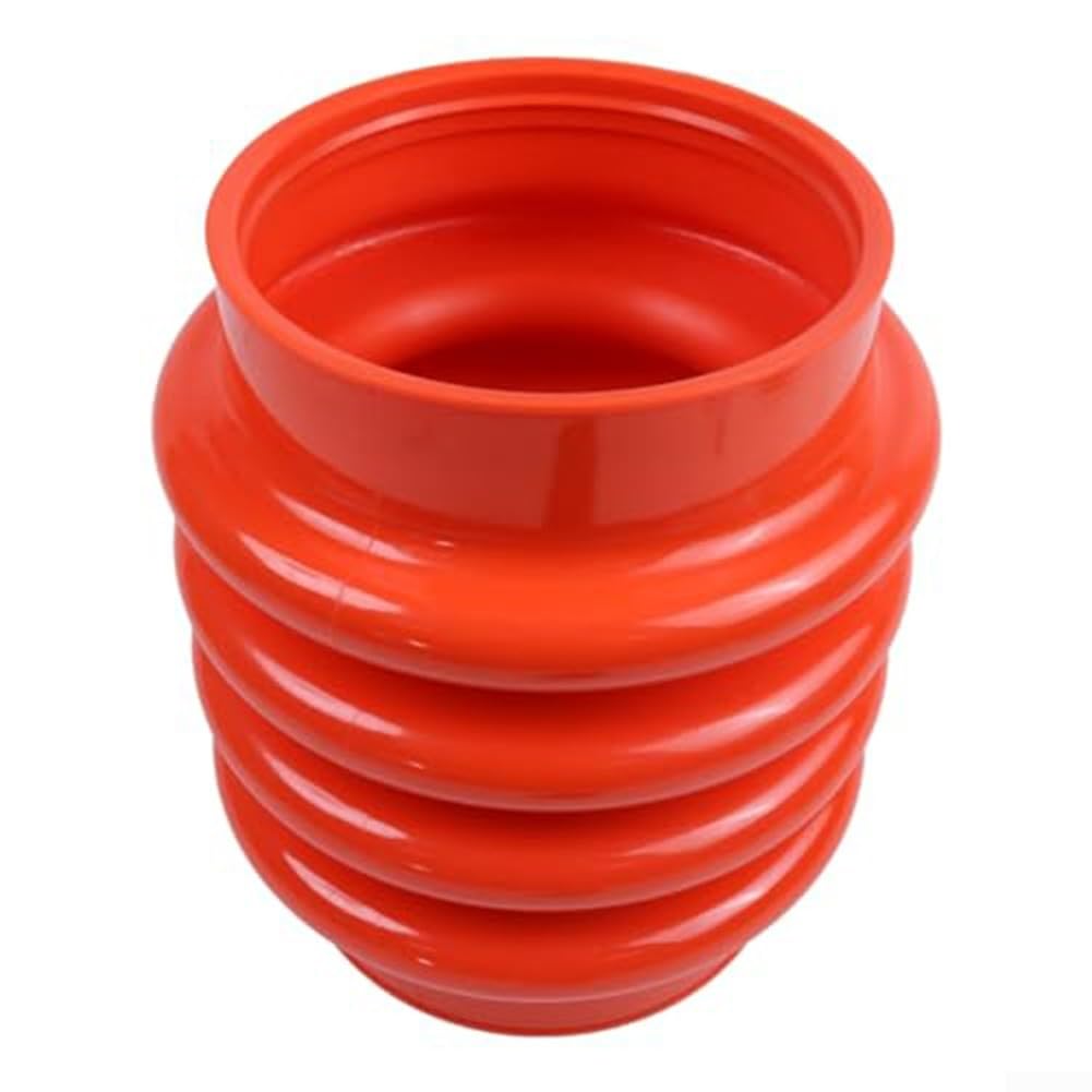 Bellow Boot 3540-10010 compatible con Mikasa MT70 MT72 MT74 MT75, cubierta de sellado antipolvo Rammer, funda de plástico resistente, 160 mm ID 250 mm de altura, naranja