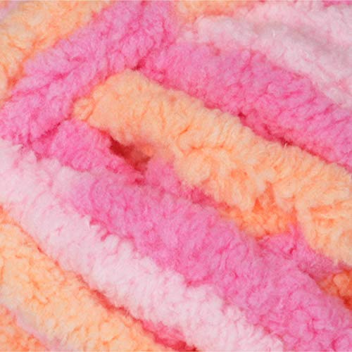 Image of Bernat Baby Blanket Yarn, 3.5 oz, Gauge 6 Super Bulky, Peachy