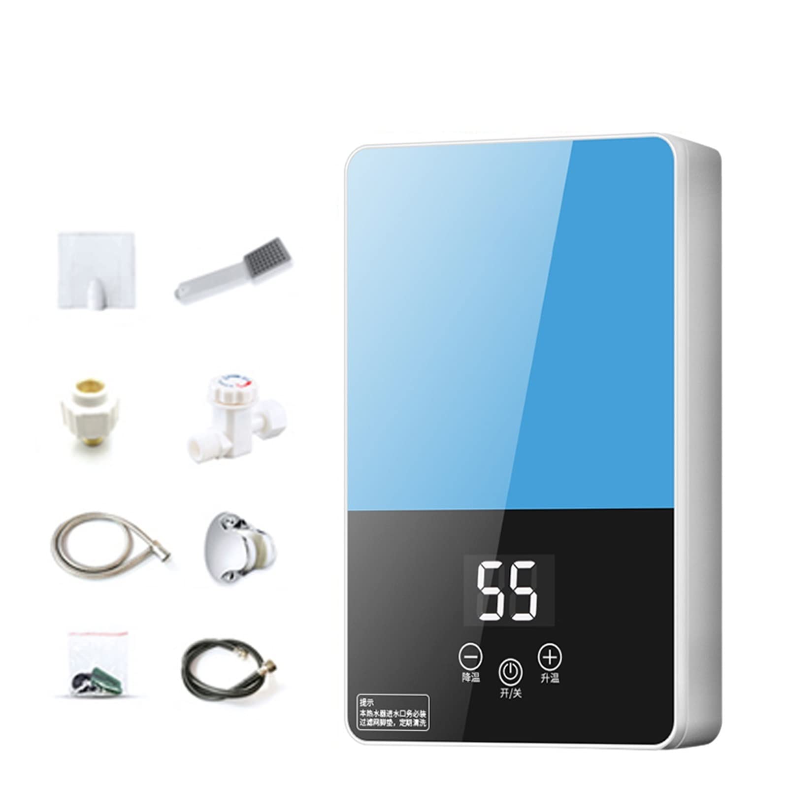 Chauffe-eau électrique sans réservoir facile à installer pour rénovation maison