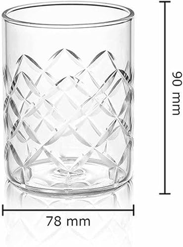 Miniatura 3 de Borosil Vision Crown - Juego de 6 vasos (11.8 fl oz cada uno), aptos para microondas, vasos a prueba de llama