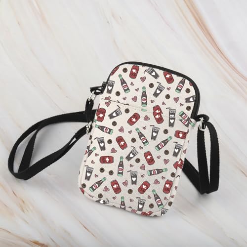 WCGXKO Soda Crossbody Bag Favourite Drink Soda Social Club Soda Pepper Gift3