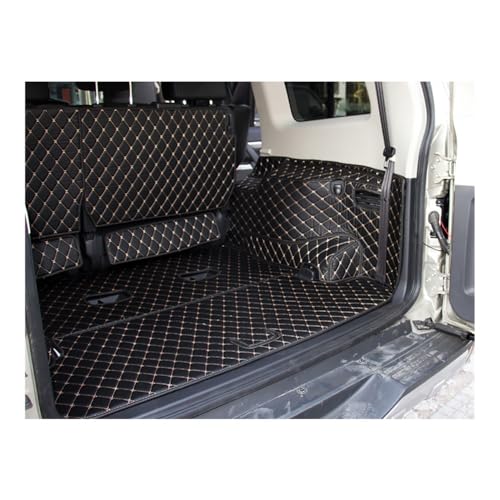 Tapis de coffre Pajero V93 V70 cuir doublure de chargement auto 7 sièges