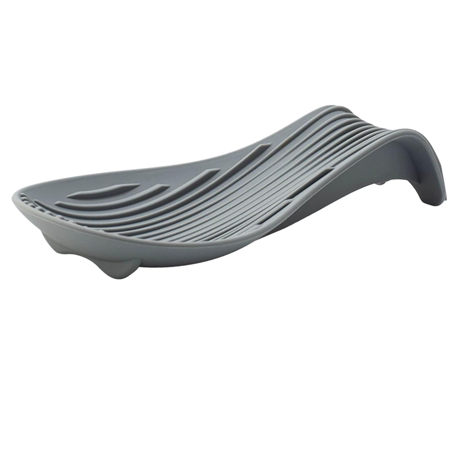 Nucelit Silicone Spoon Stand High Temperature Resistant Cooking Utensil Rest Dishwasher Safe Kitchen Gadget Spoon Stand for Kitchen