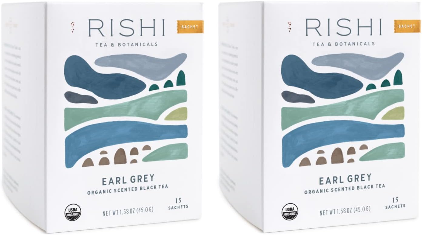 Rishi Tea Earl Grey Herbal Tea Immune Support, USDA