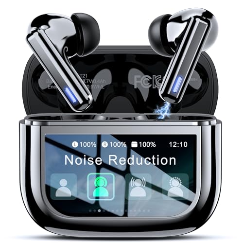 ZIUTY Wireless Earbuds Bluetooth Headphones, ANC/ENC...