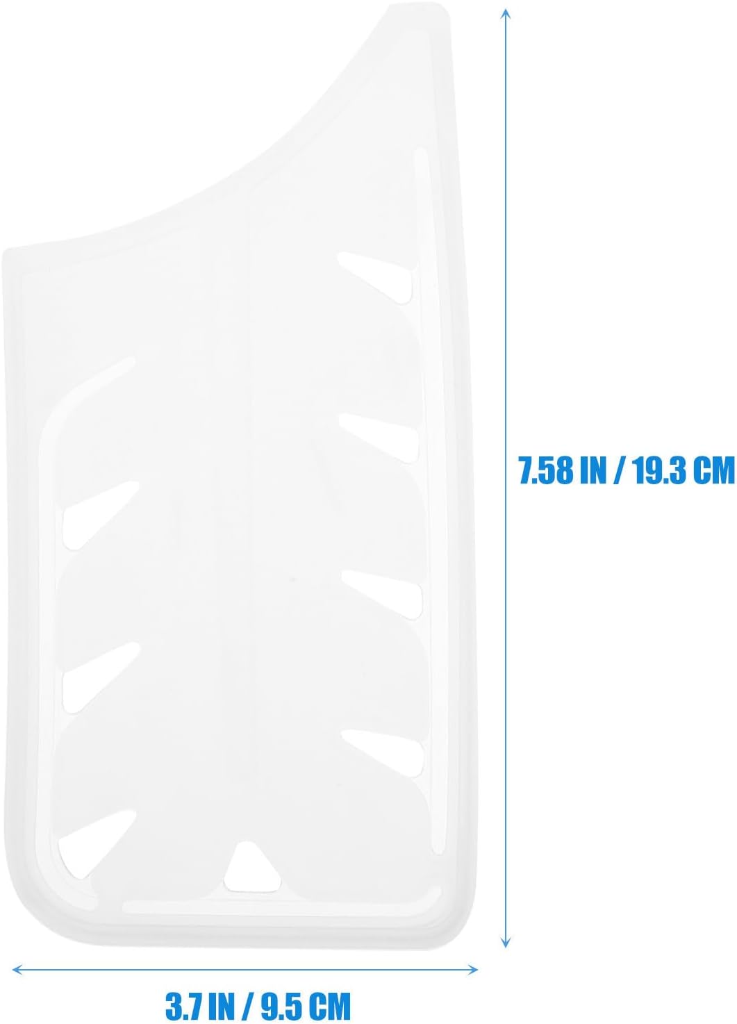 Knife Sheath for 7 Inch Kitchen Cutter Plastic White Sleeve image 2