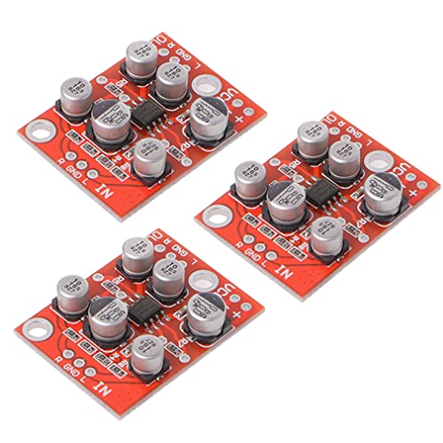 Hailege 3pcs AD828 Stereo Vorverstärker Board Preamp Power Amplifier Board AMP Modul DC5V-15V 12V