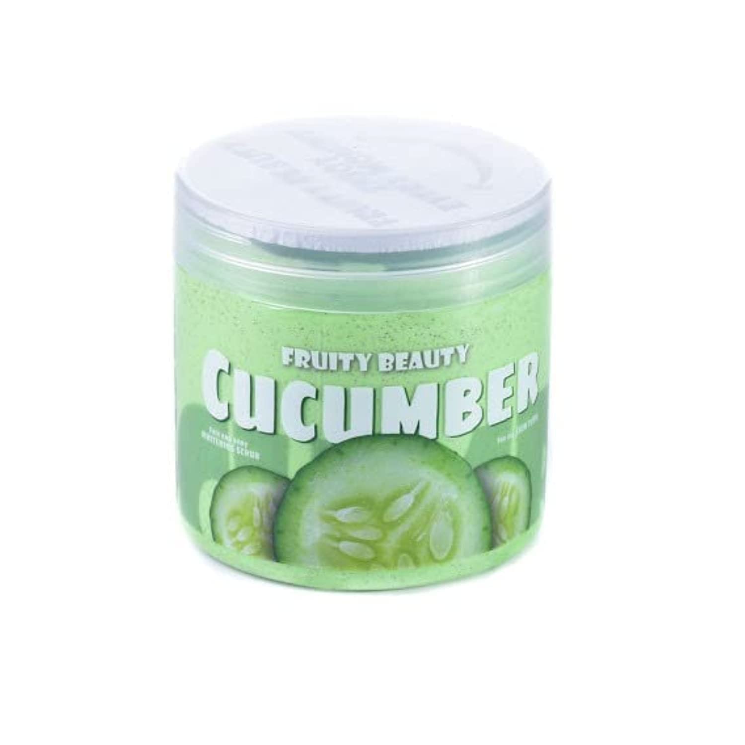Fruity Beauty Cucumber FACE & BODY SCRUB | 520 ML | Twin Pack | Deep Cleaning & Exfoliating Scrub, Facial Exfoliant For Healthy & Smooth Skin, Natural Extracts For Moisturizing