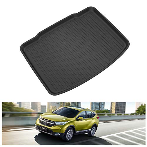 Authentic Crazy Deals KIWI MASTER Cargo Trunk Mat Compatible for 2017-2022 Honda CR-V All Weather Trunk Liner TPE Slush Mats Black - Factory Cargo Deck Must be in The Lower Position